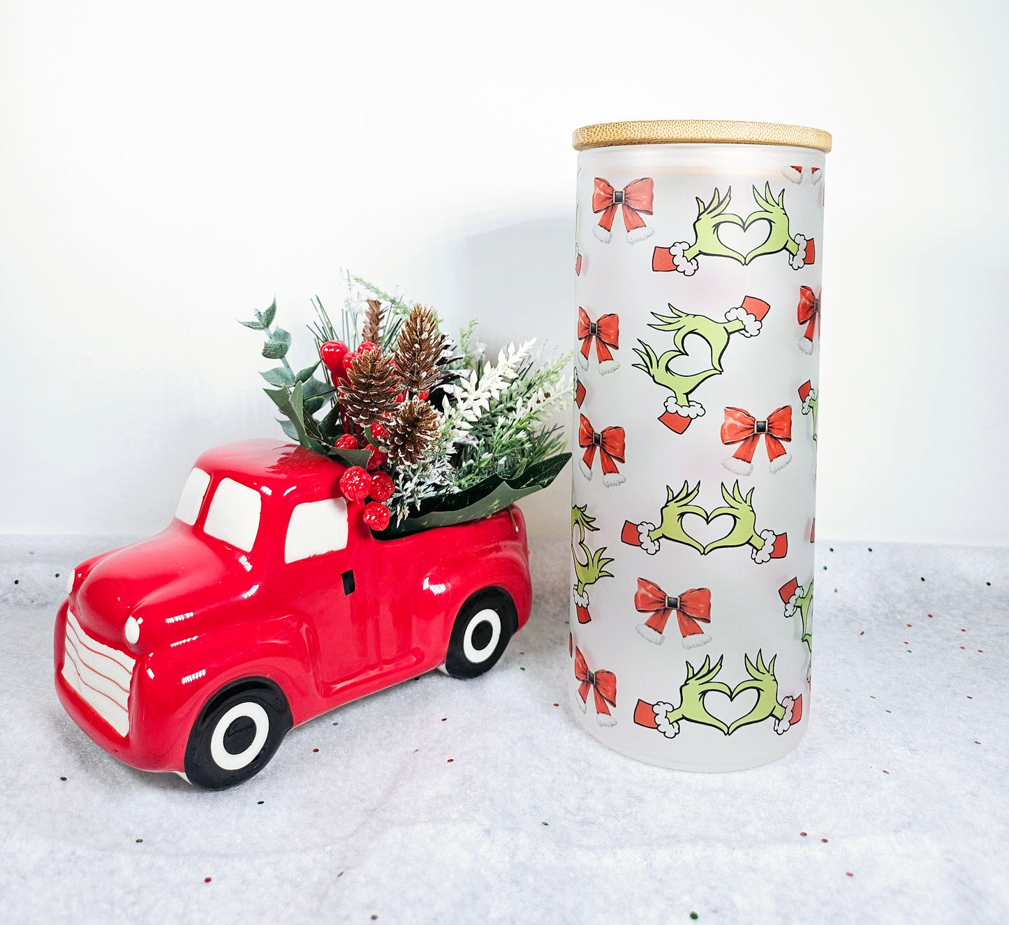 Grinch Coquette Bow