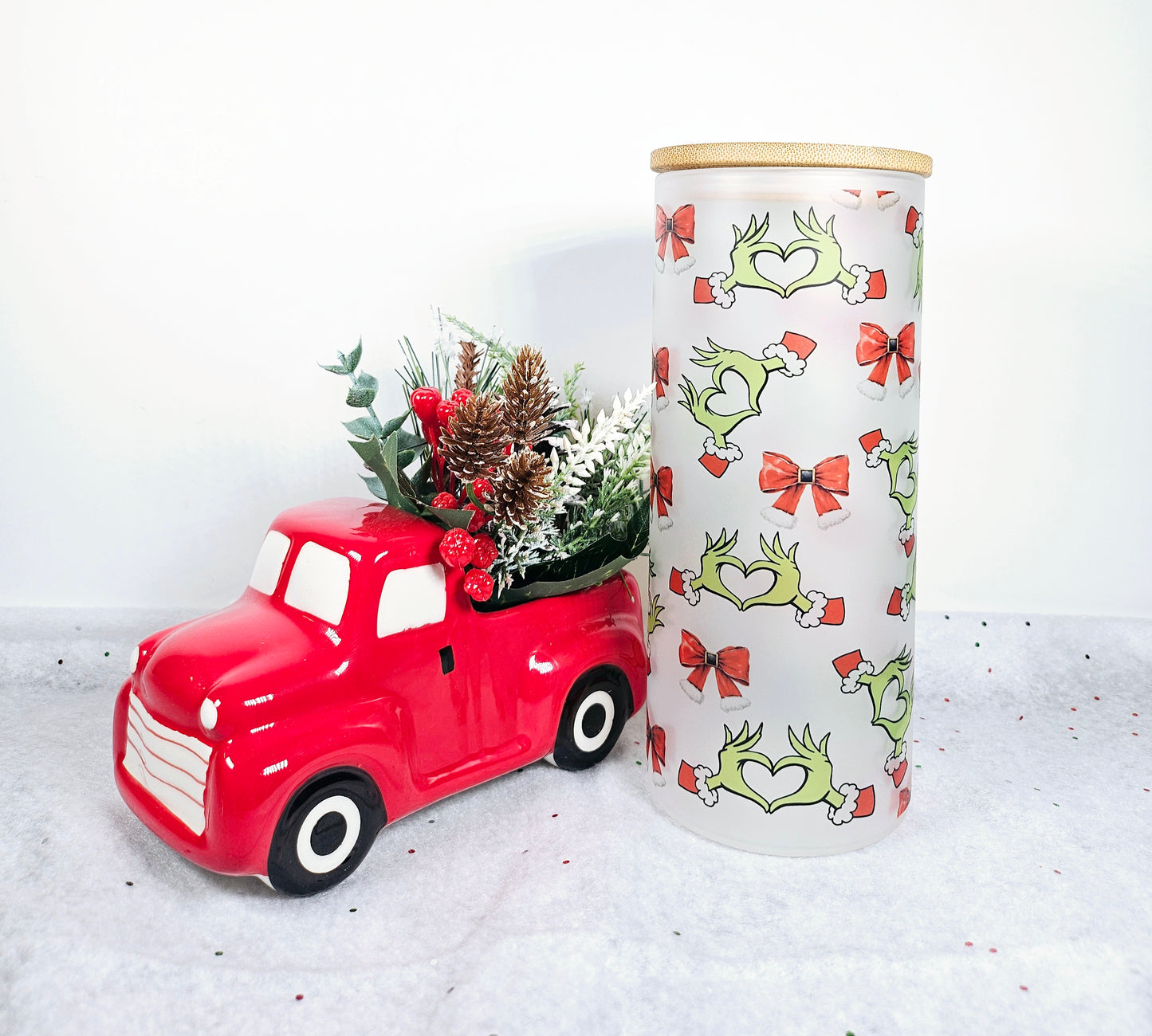 Grinch Coquette Bow