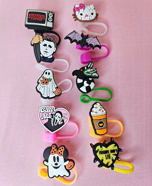 Spooky Straw Toppers